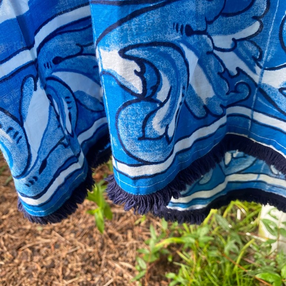 Tuckernuck capri blue bindi majolica Tunic coverup size xxl - Picture 4 of 10